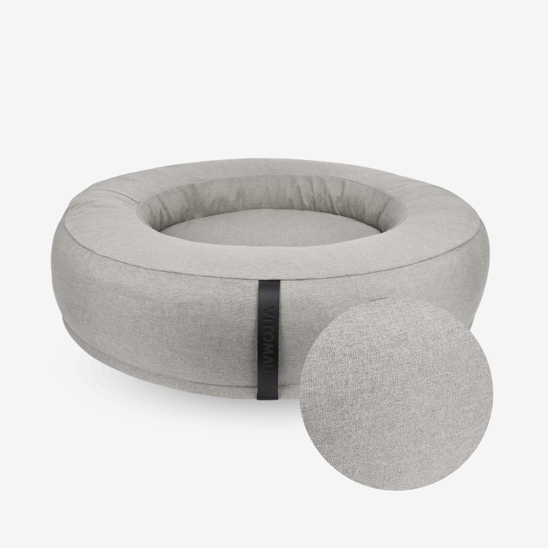 vitomalia-orthopawdic-cover-donut-hundebettbezug-repet-linen-hellgrau image 1