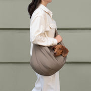 cloud7-lttl-puffer-dog-sling-bag-khaki-peach image 4