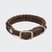 cloud7-hundehalsband-central-park-saddle-brown-gold image 2