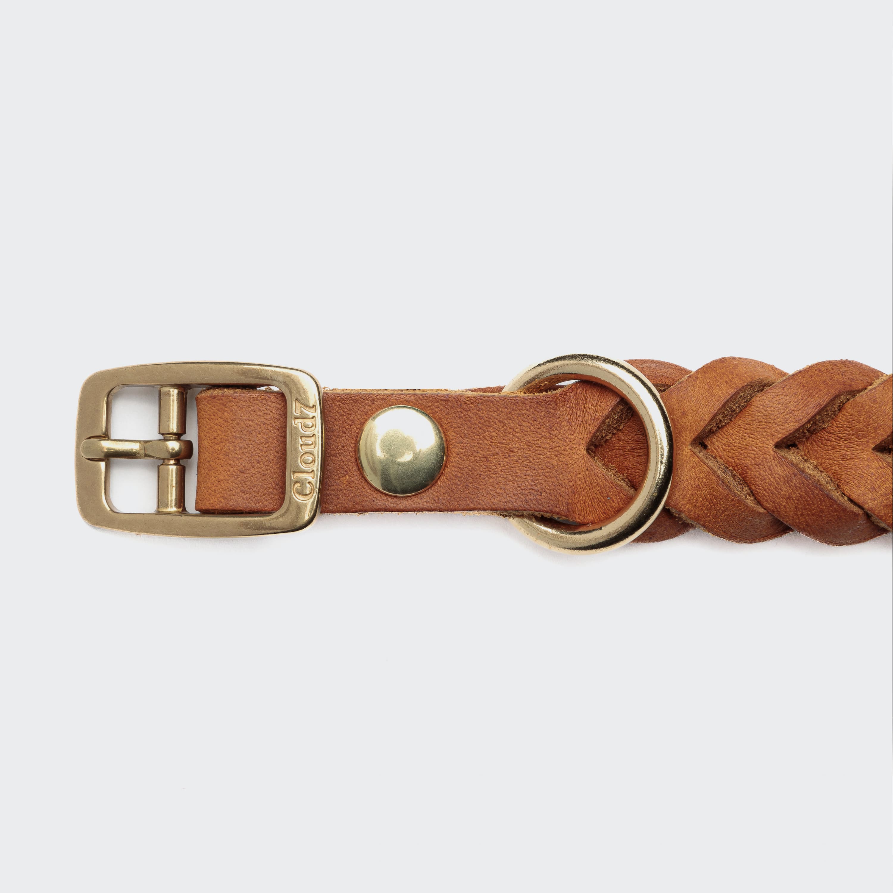 cloud7-central-park-hundehalsband-camel-gold-aus-fettleder image 4