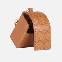 william-walker-kotbeutelspender-prestige-caramel-braun-nappaleder-mit-flechtung image 3