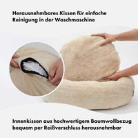 william-walker-comfy-hundebett-sand-beige-rund image 3