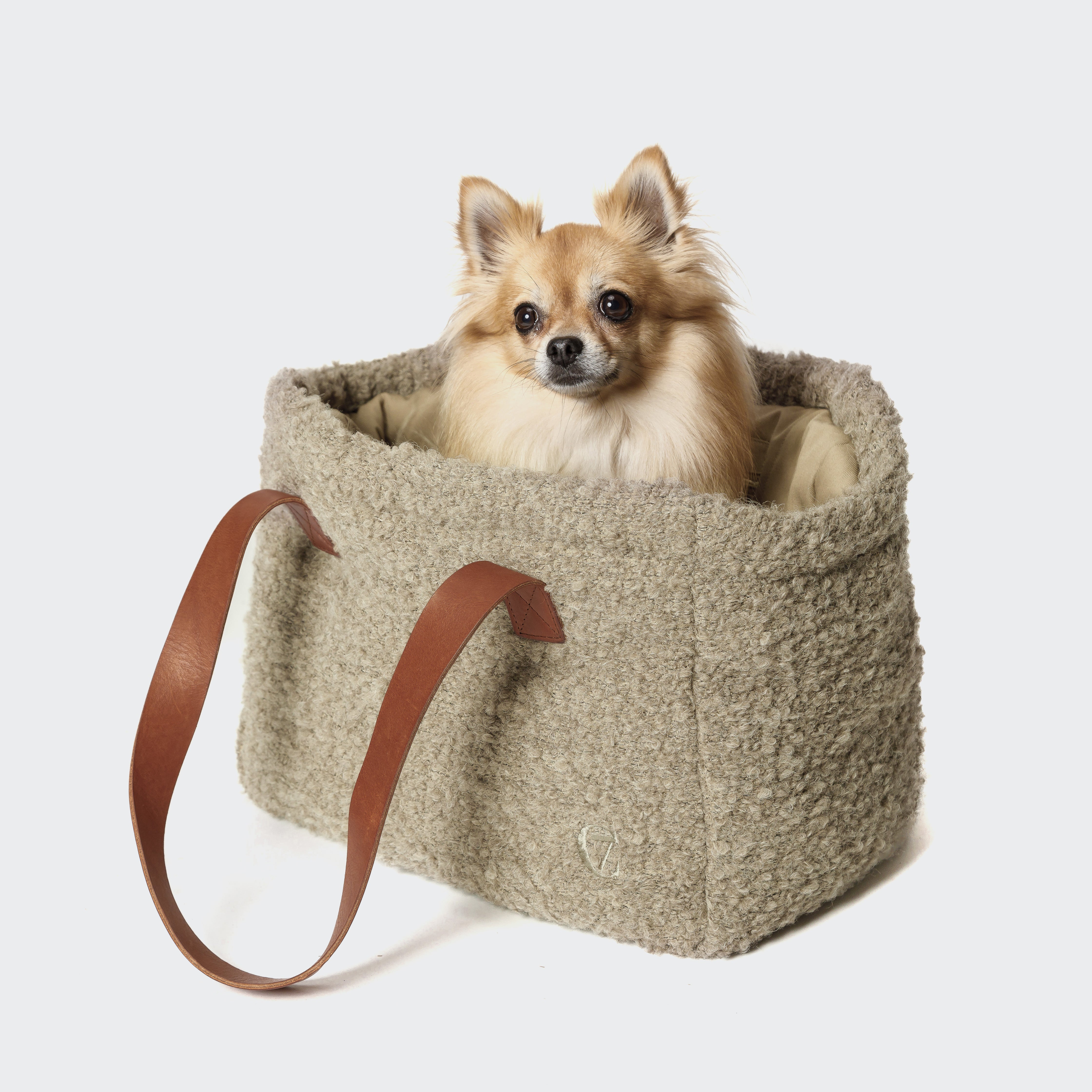 cloud7-verona-wool-beige-hundetasche-aus-wolle image 1