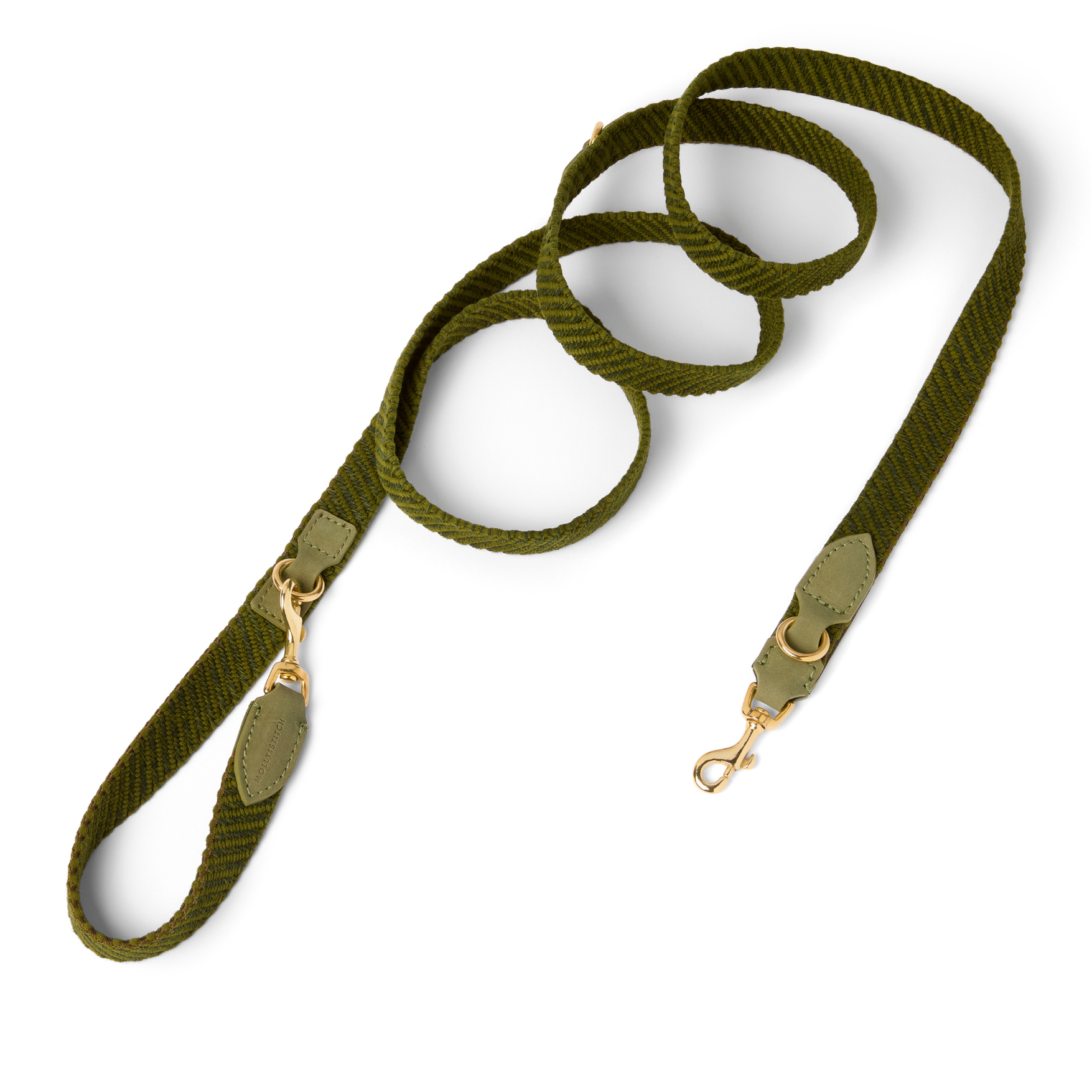 molly-and-stitch-serrana-3-fach-verstellbare-hundeleine-moss image 1