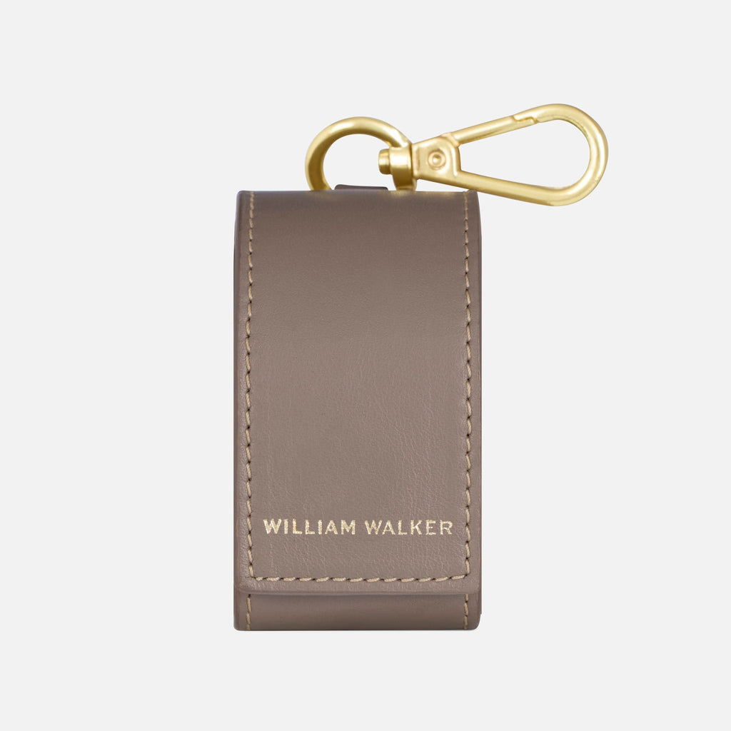 william-walker-kotbeutelspender-pebble-taupe-nappaleder-etui-grau-beige image 1