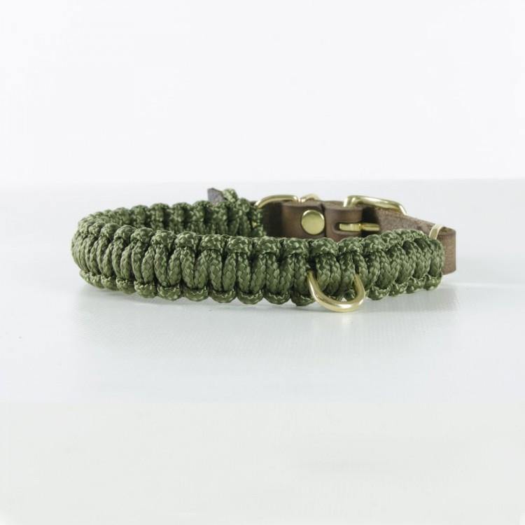 molly-and-stitch-touch-of-leather-hundehalsband-military image 2