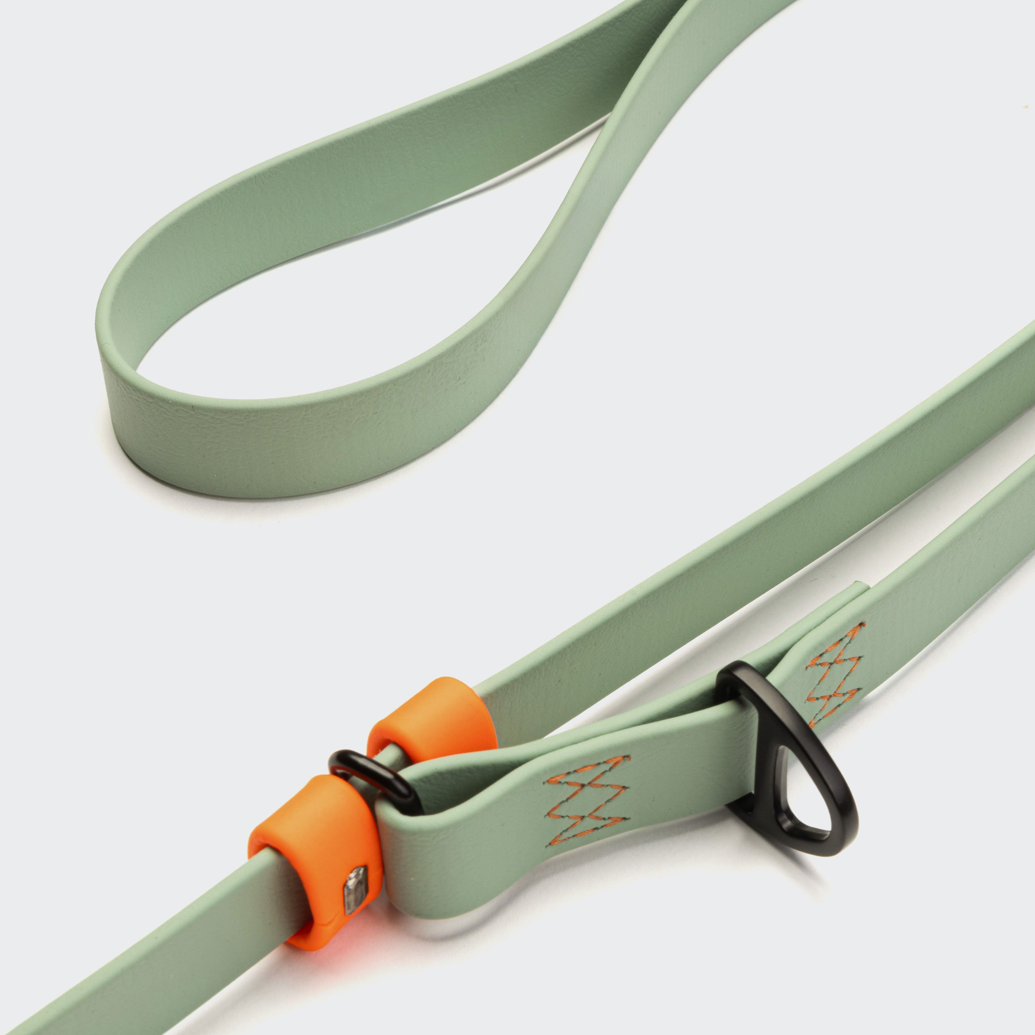 cloud7-ipanema-freihandleine-biothane-mint-neon-orange image 3