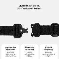 william-walker-jacquard-nylon-hundehalsband-nero-schwarz image 2