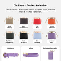 william-walker-leckerlibeutel-lavender-lila-rindsleder-mit-canvas-und-messing image 4