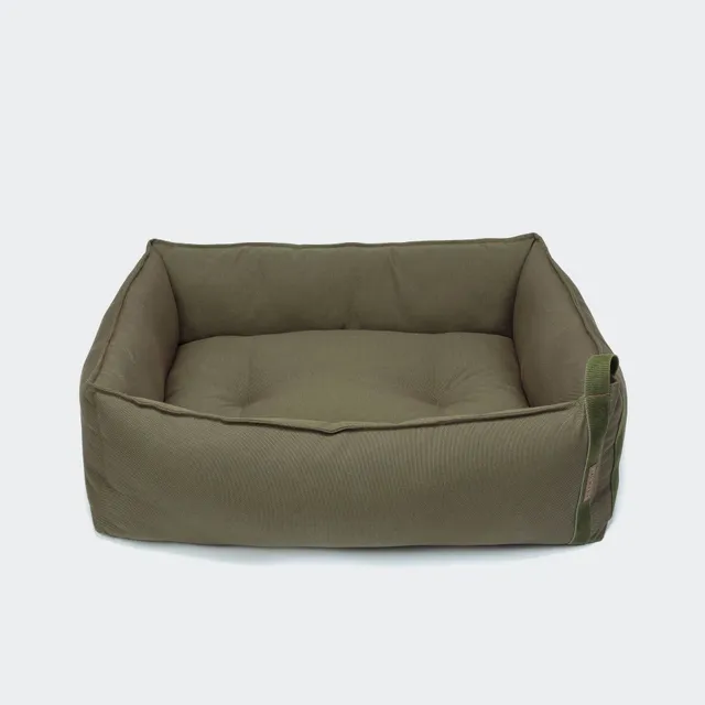 cloud7-hundebett-boost-canvas-olive image 1