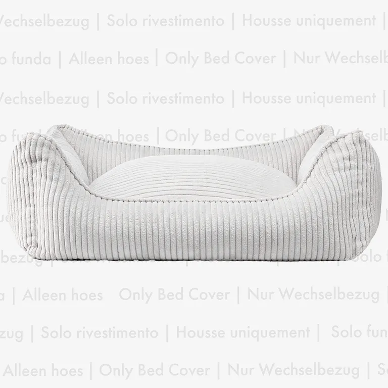 william-walker-wechselbezug-cord-hundebett-moonlight-hellgrau image 1