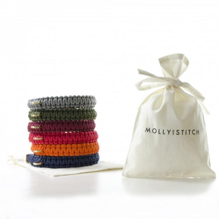 molly-and-stitch-touch-of-leather-hundehalsband-military image 6