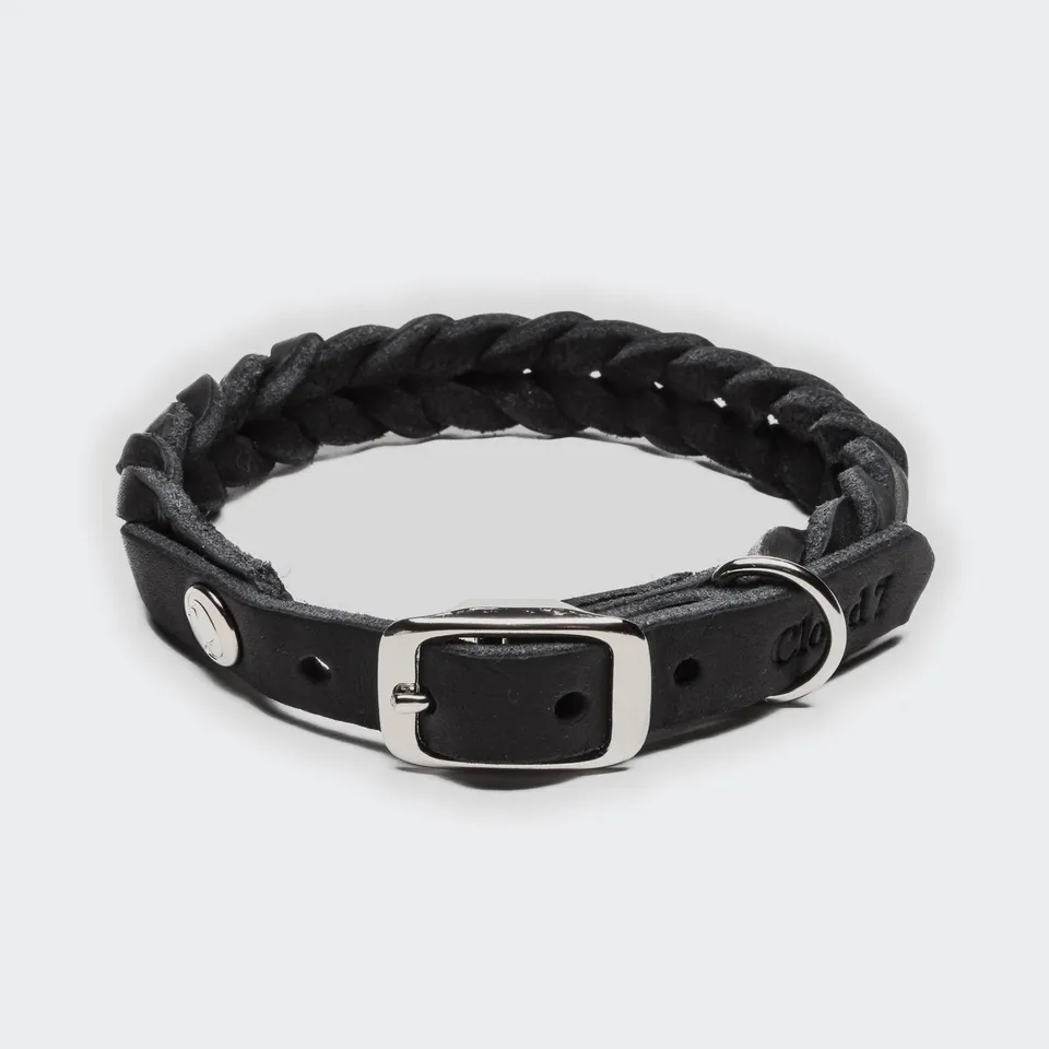 cloud7-central-park-hundehalsband-black-silver-2 image 1