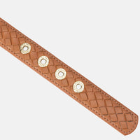 william-walker-leder-hundehalsband-prestige-caramel-braun-geflochten image 6