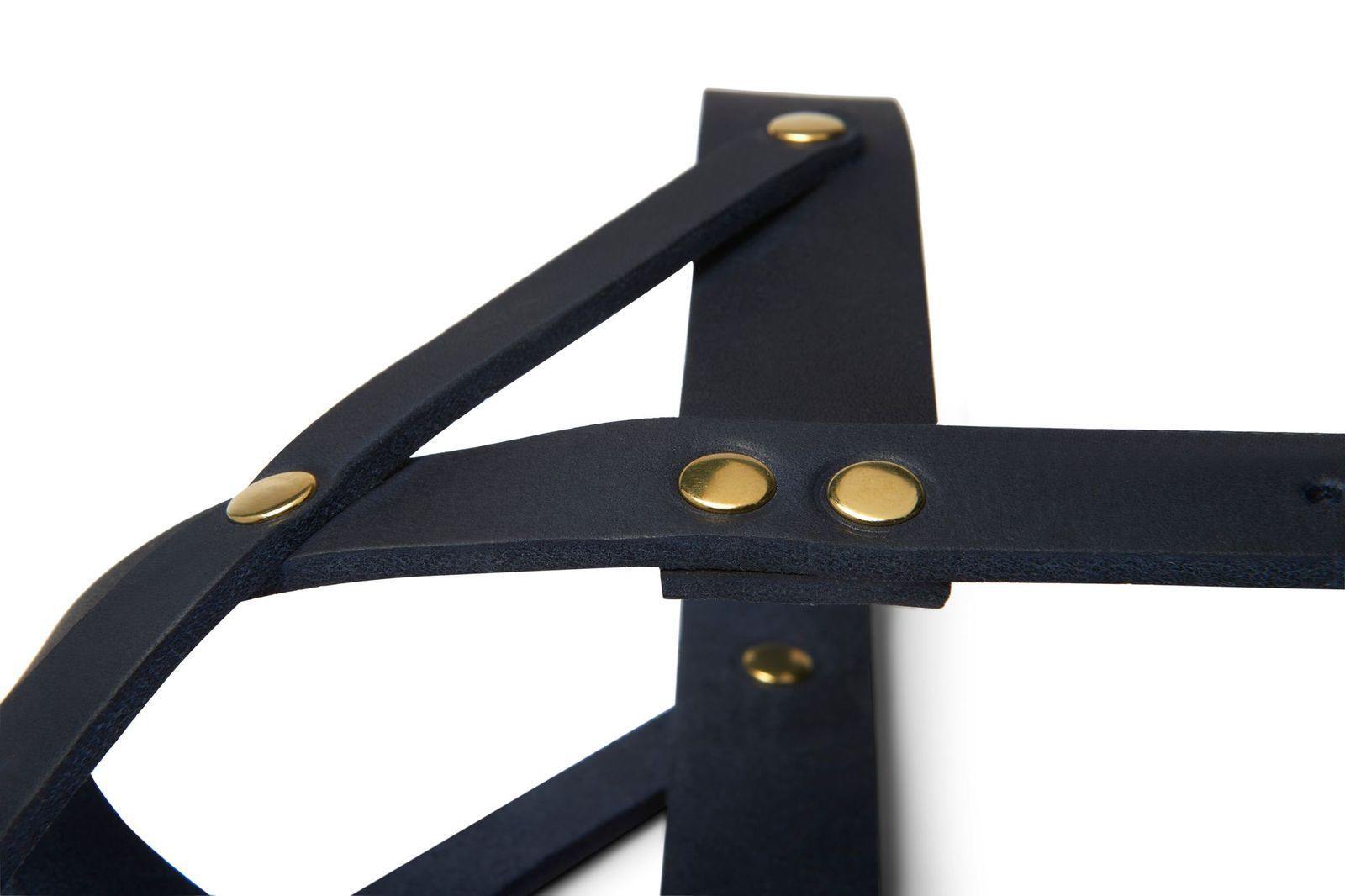 molly-and-stitch-butter-leather-hundegeschirr-navy-blue image 5