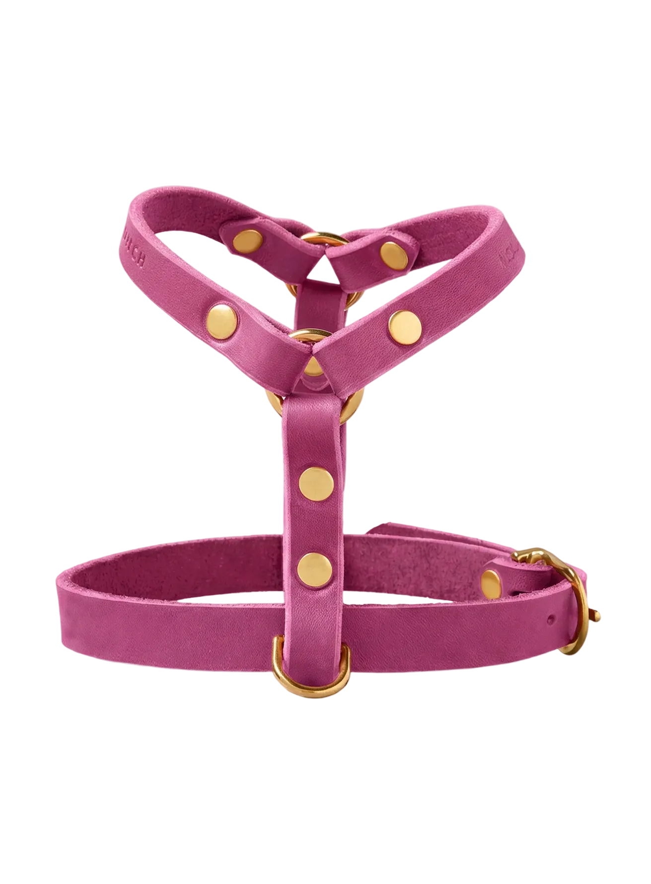 molly-and-stitch-butter-leather-y-geschirr-flamingo image 1