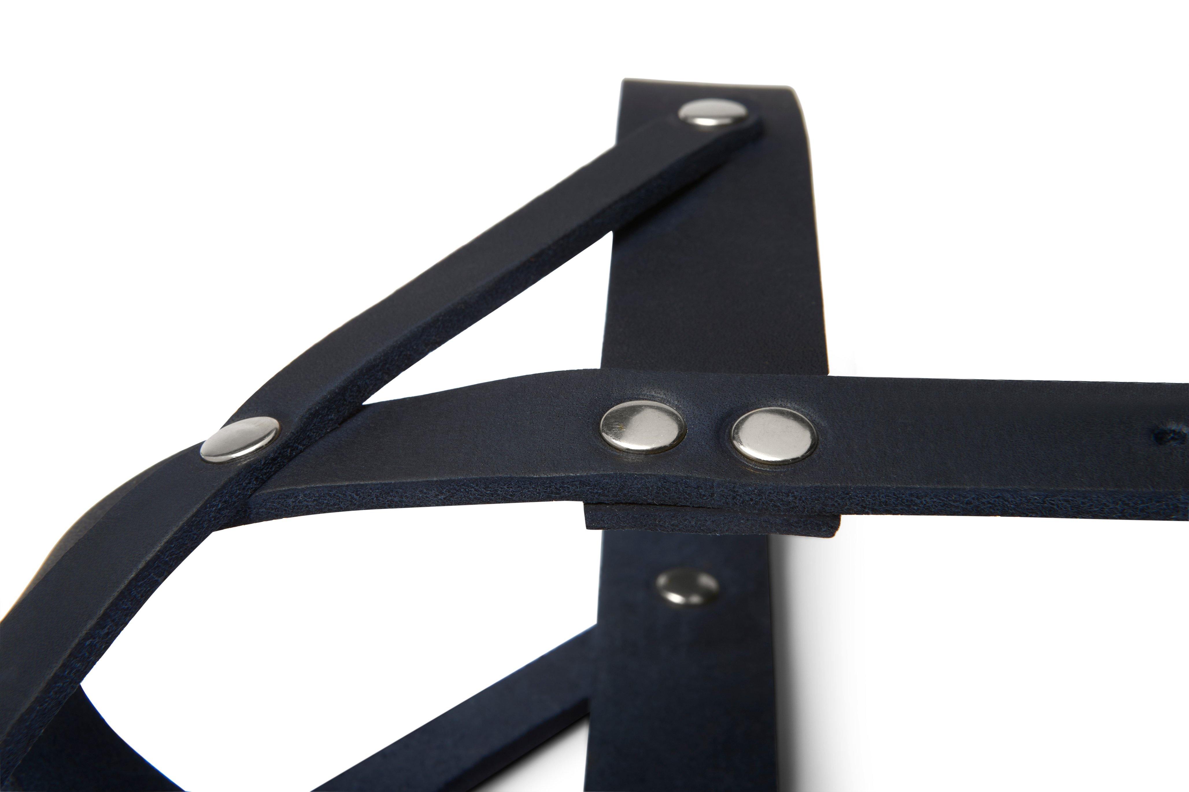 molly-and-stitch-butter-leather-hundegeschirr-navy-blue image 6
