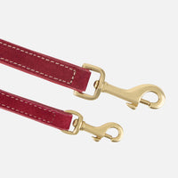 william-walker-luxe-wildleder-hundeleine-lambrusco-bordeauxrot image 4