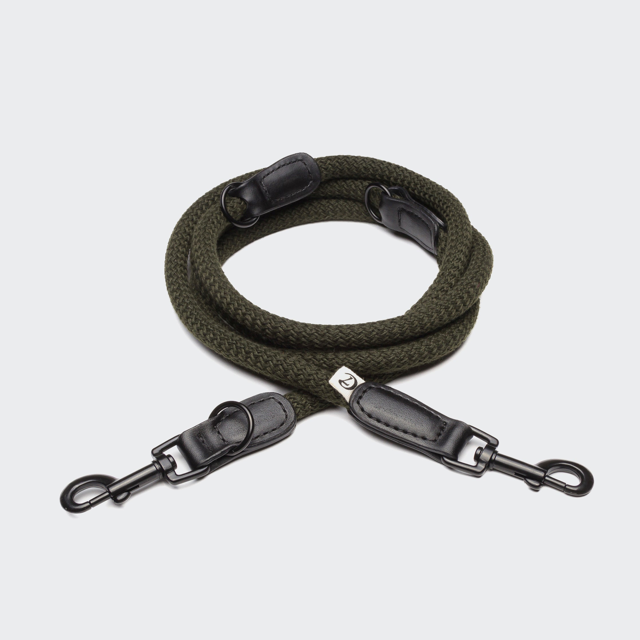 cloud7-hundeleine-mauerpark-olive-2-20m-vegane-seilleine-verstellbar image 1