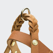cloud7-dog-harness-central-park-camel-gold-leder-hundegeschirr-aus-gefettetem-le image 3