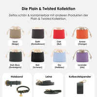 william-walker-leckerlibeutel-dark-moss-dunkelgr-n-rindsleder-canvas-treat-bag image 6