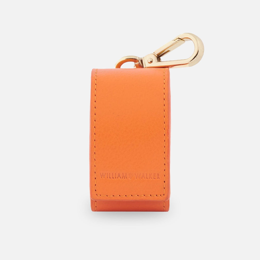 william-walker-kotbeutelspender-amber-leder-etui-orange image 1