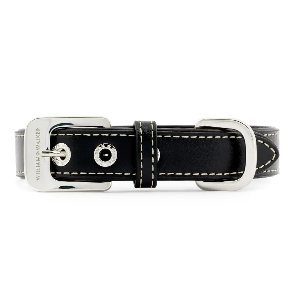 william-walker-leder-hundehalsband-noir-schwarz-auslaufmodell image 1