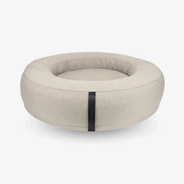 vitomalia-orthopawdic-orthop-disches-donut-hundebett-repet-linen-beige image 1