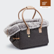 cloud7-dog-bag-como-heather-brown-designer-hundetragetasche-f-r-kleine-hunde image 2