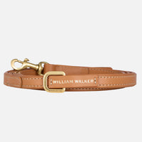 william-walker-luxe-glattleder-hundeleine-caramel-braun image 2