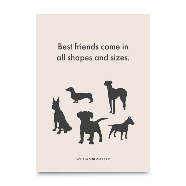 william-walker-postkarte-best-friends-gru-karte-shapes-and-sizes image 3