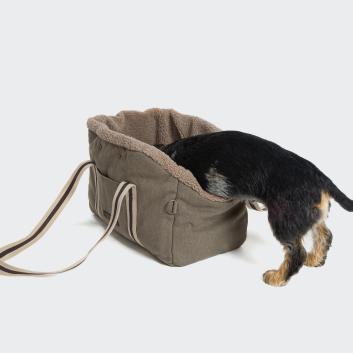 cloud7-hundetasche-lucca-canvas-sand image 2