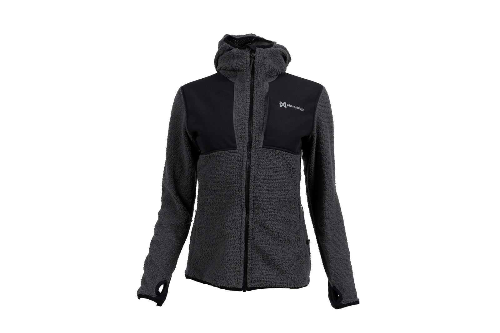 non-stop-dogwear-hoodie-fz-women-s-2023-schwarz-kapuzenpulli-xs-xl image 1