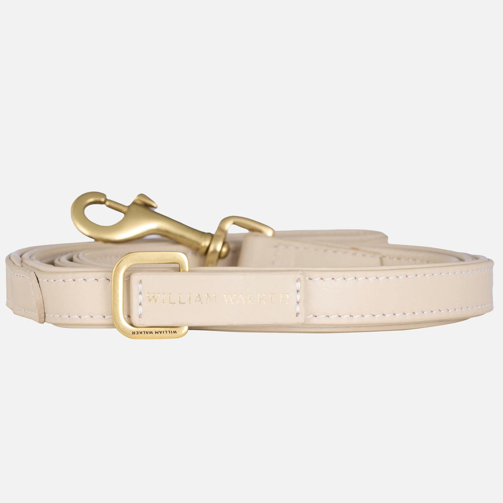 william-walker-luxe-glattleder-hundeleine-almond-beige image 1