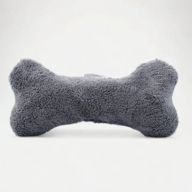 william-walker-hairy-bone-gray-hundespielzeug-dunkelgrau-pl-sch image 1