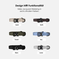 william-walker-jacquard-nylon-hundehalsband-earth-braun image 5