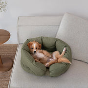 cloud7-hundebett-lttl-snoozy-linen-mix-moss image 7