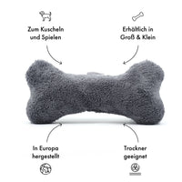 william-walker-hairy-bone-gray-hundespielzeug-dunkelgrau-pl-sch image 2