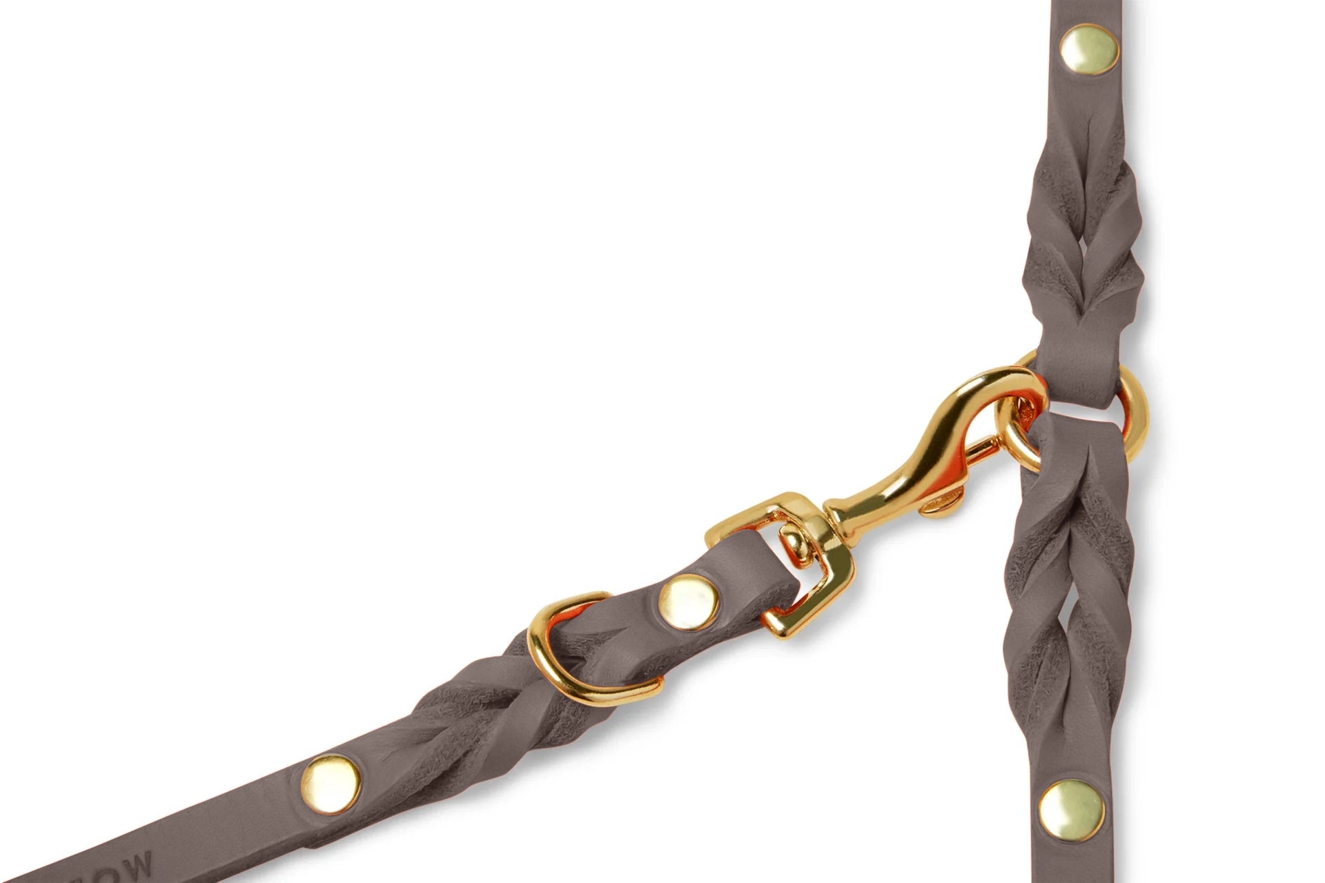 molly-and-stitch-butter-leather-3x-verstellbare-hundeleine-taupe-200-cm image 3