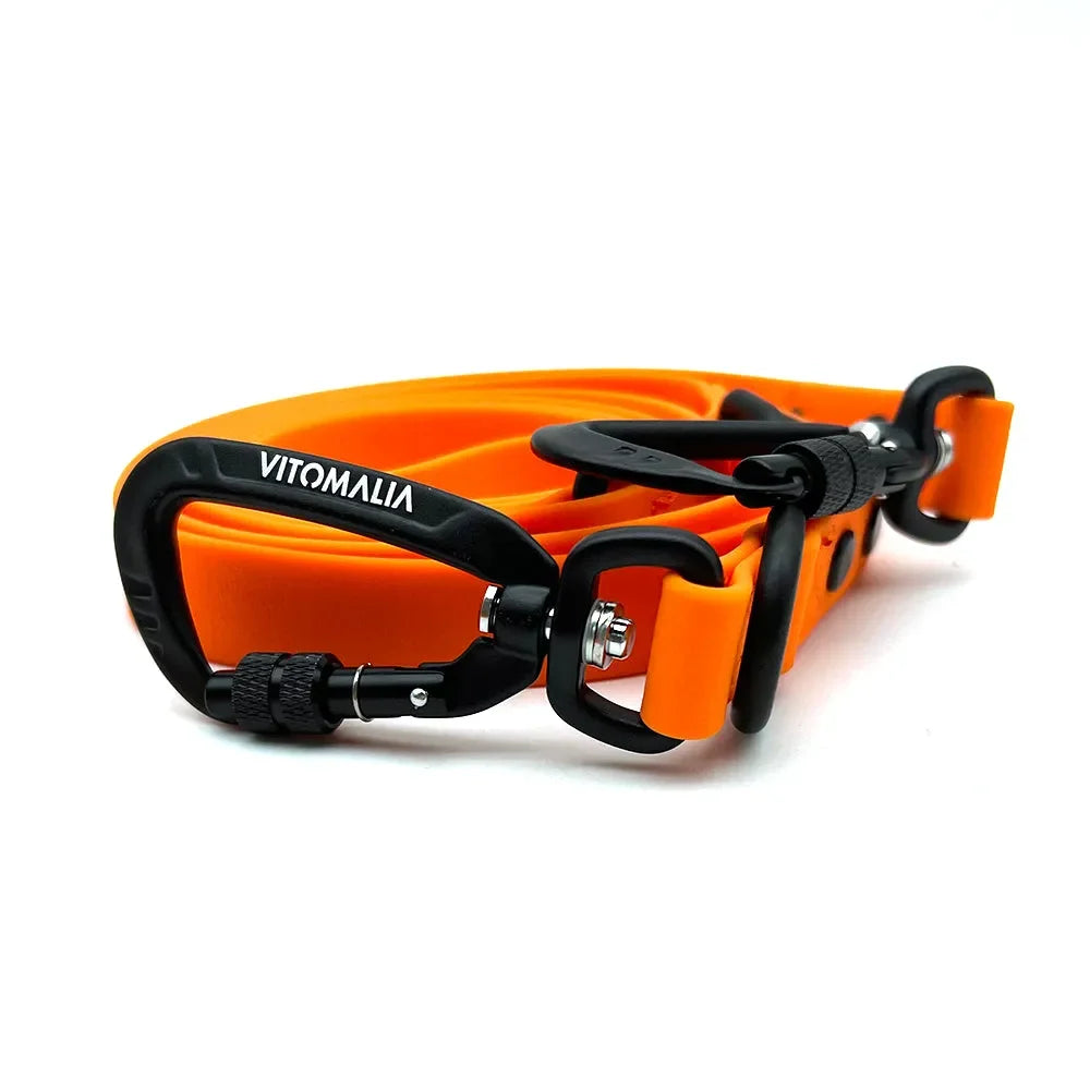 vitomalia-wasserleine-aqua-edition-orange-2-2-m-3-fach-verstellbar-mit-sicherhei image 3