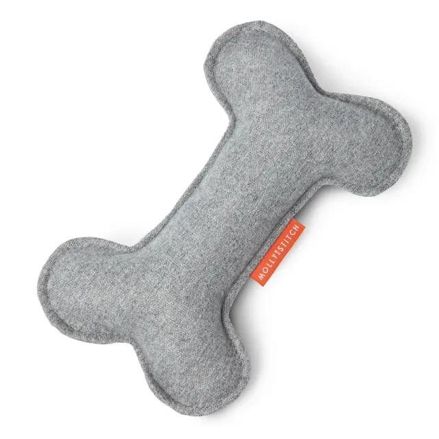 molly-and-stitch-alpine-knochen-hundespielzeug-grey image 1
