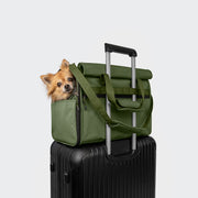 cloud7-aktiv-flight-carrier-olive-hundetragetasche-f-r-flug-und-bahn image 2