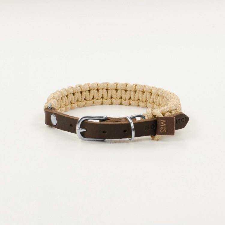 molly-and-stitch-touch-of-leather-hundehalsband-beige image 3