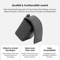 william-walker-kotbeutelspender-noir-leder-etui-schwarz image 3