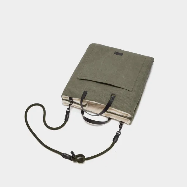 cloud7-hundereisebett-travel-bed-canvas-olive-faltbare-reisematte-mit-tragegurt image 1