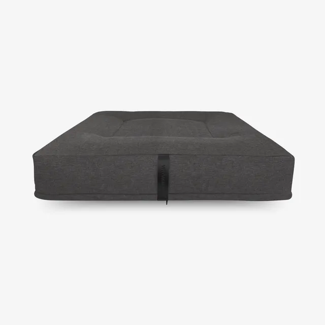 vitomalia-orthopawdic-ergonomisches-hundekissen-quadratisch-repet-linen-anthrazi image 1