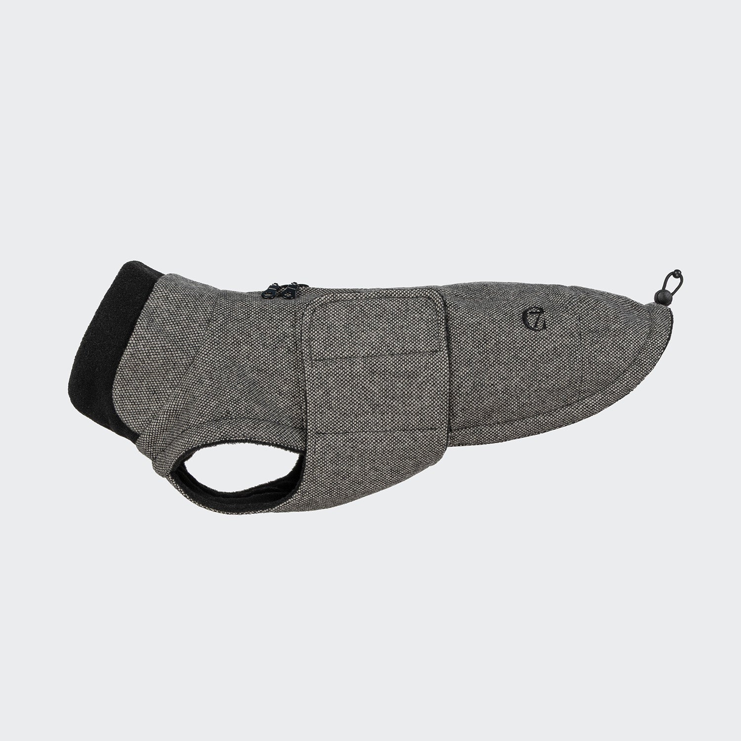 cloud7-brooklyn-dackelmantel-tweed-black-wintermantel-f-r-dackel image 1