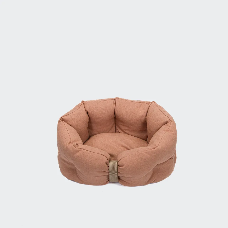 cloud7-lttl-snoozy-hundebett-leinen-mix-dusty-rose image 1