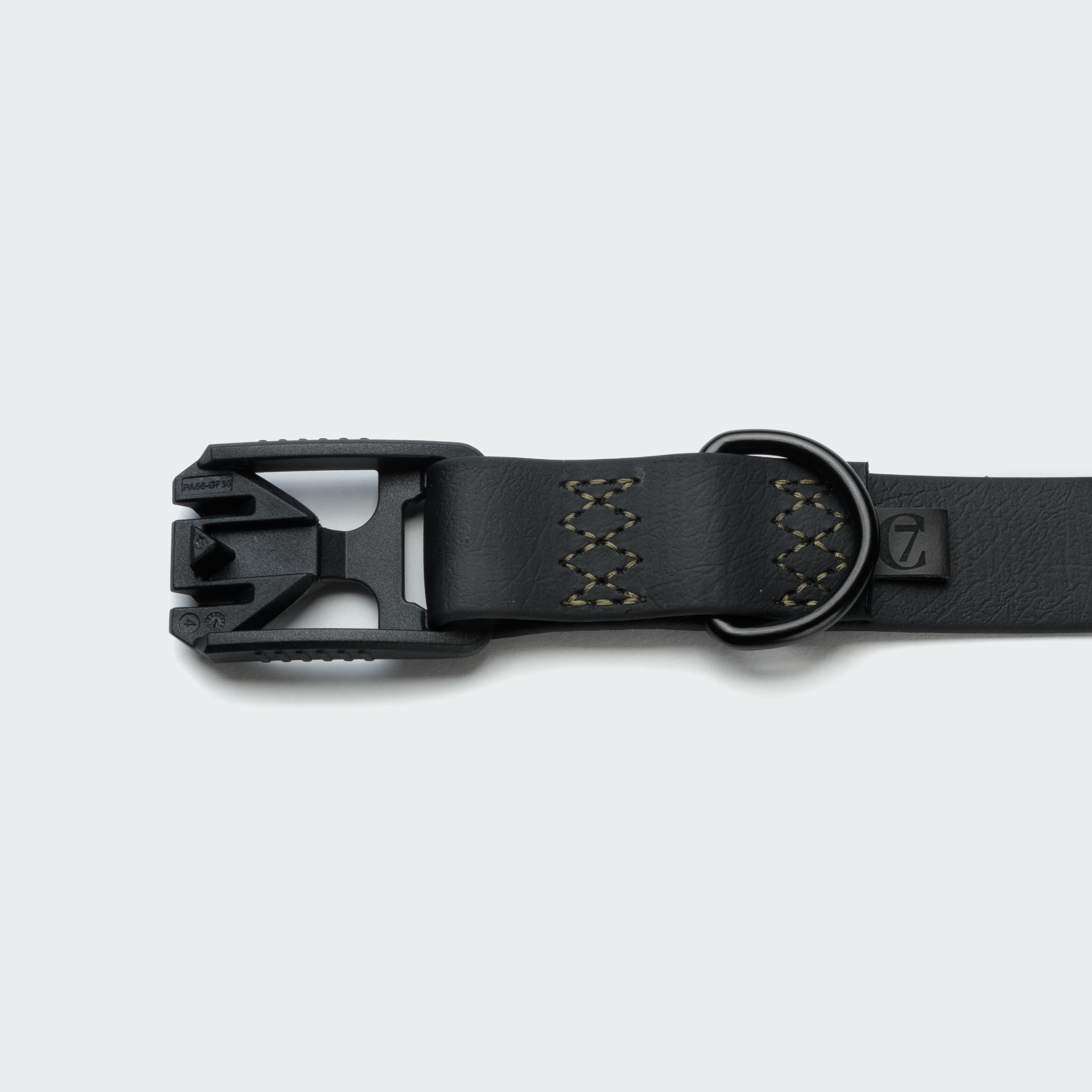 cloud7-hundehalsband-biothane-ipanema-black-olive-wasserfest-mit-magnetverschlus image 4