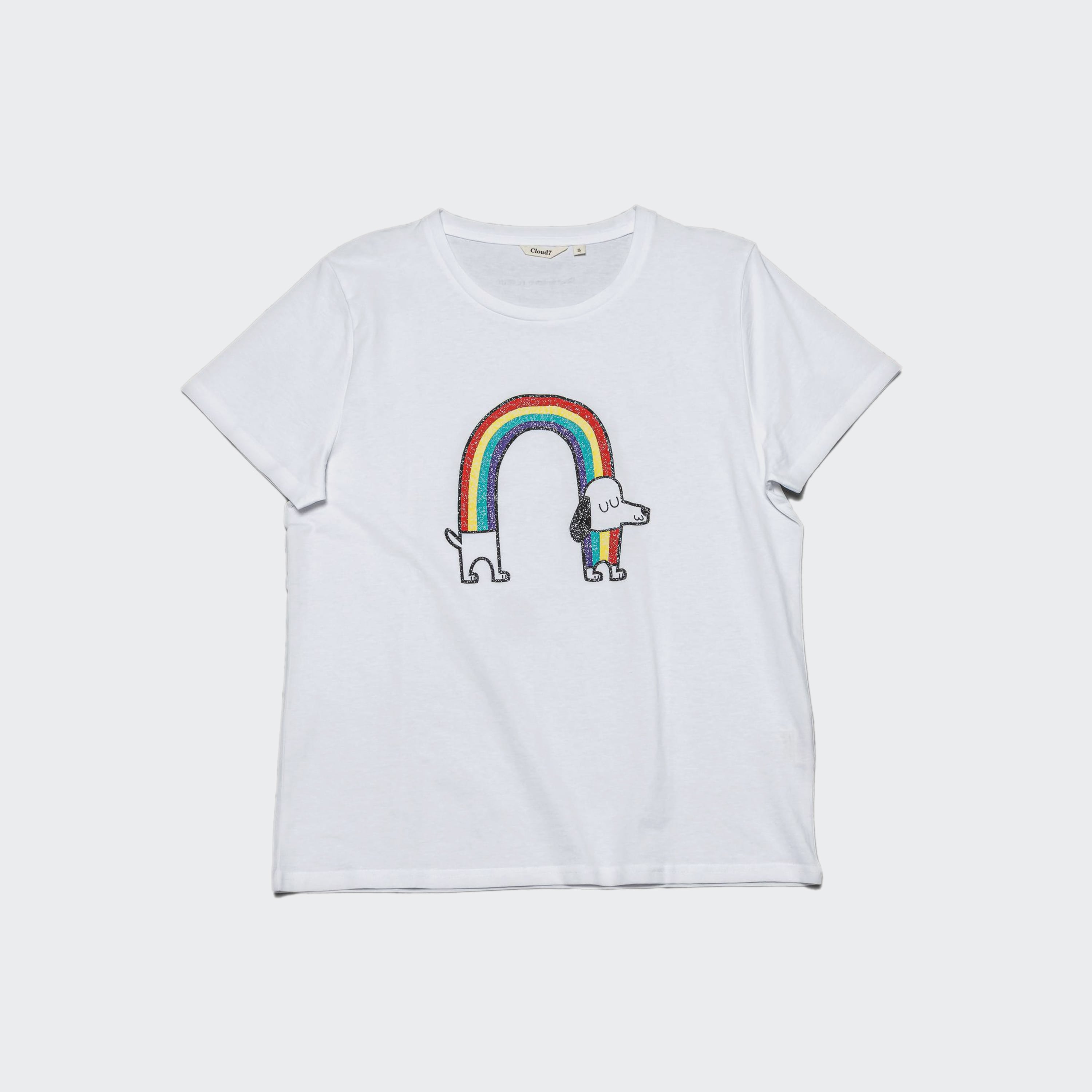 cloud7-resc7ue-t-shirt-spectrum-white-biobaumwolle-unisex image 1